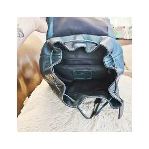 Rare Metallic Blue Coach Leather Backpack Coach | Bags | Rare Metallic Blue Coach Leather Backpack  main image 3